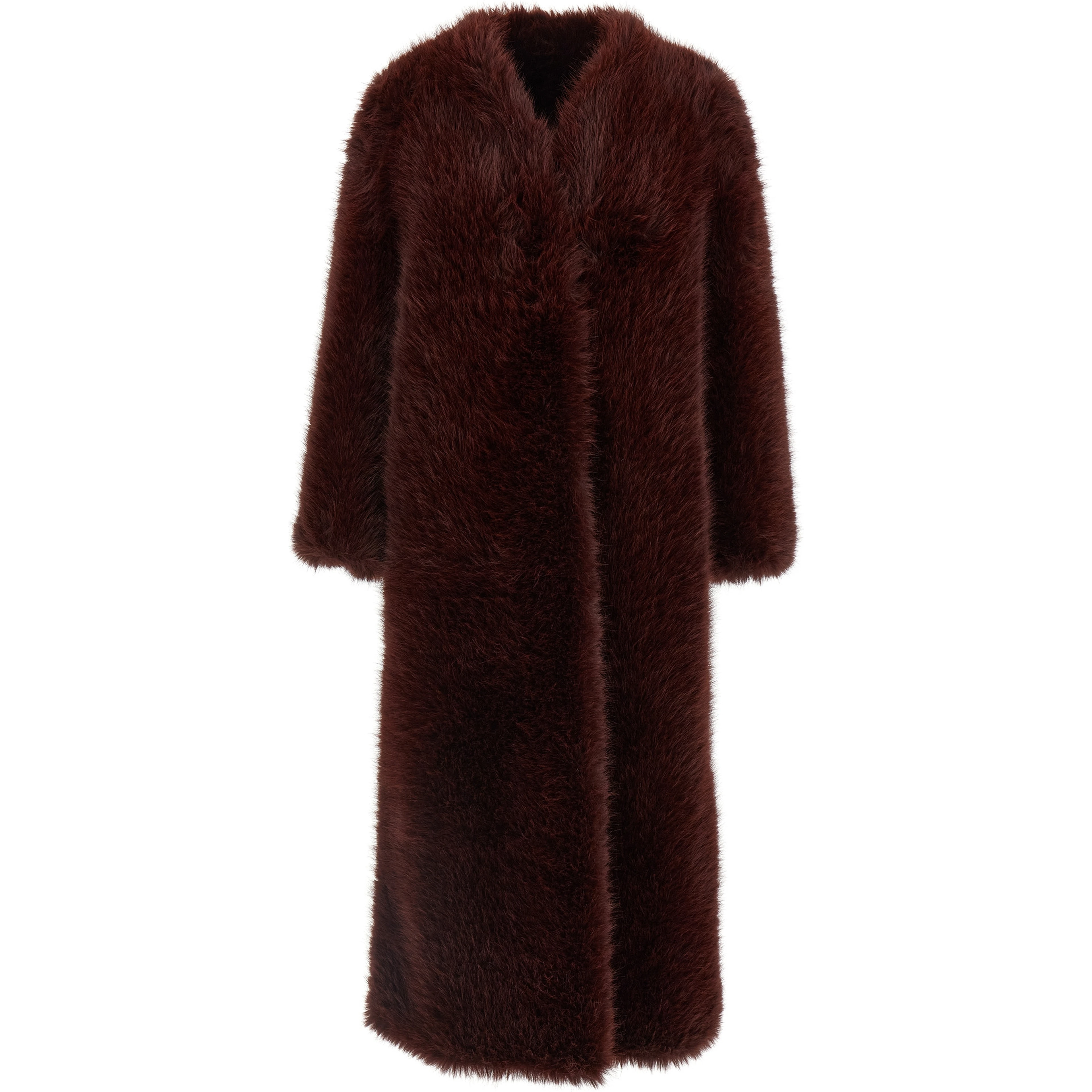 Bordeaux Polyester Coat