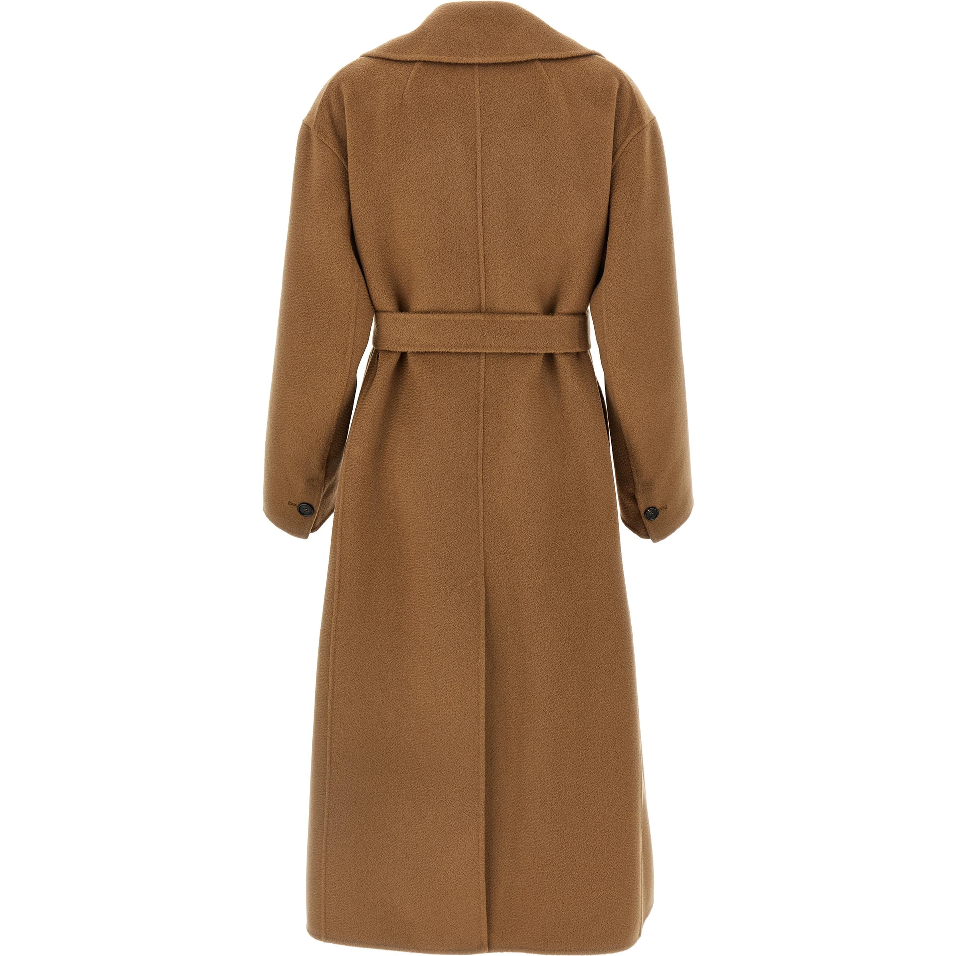 Brown Virgin Wool Coat