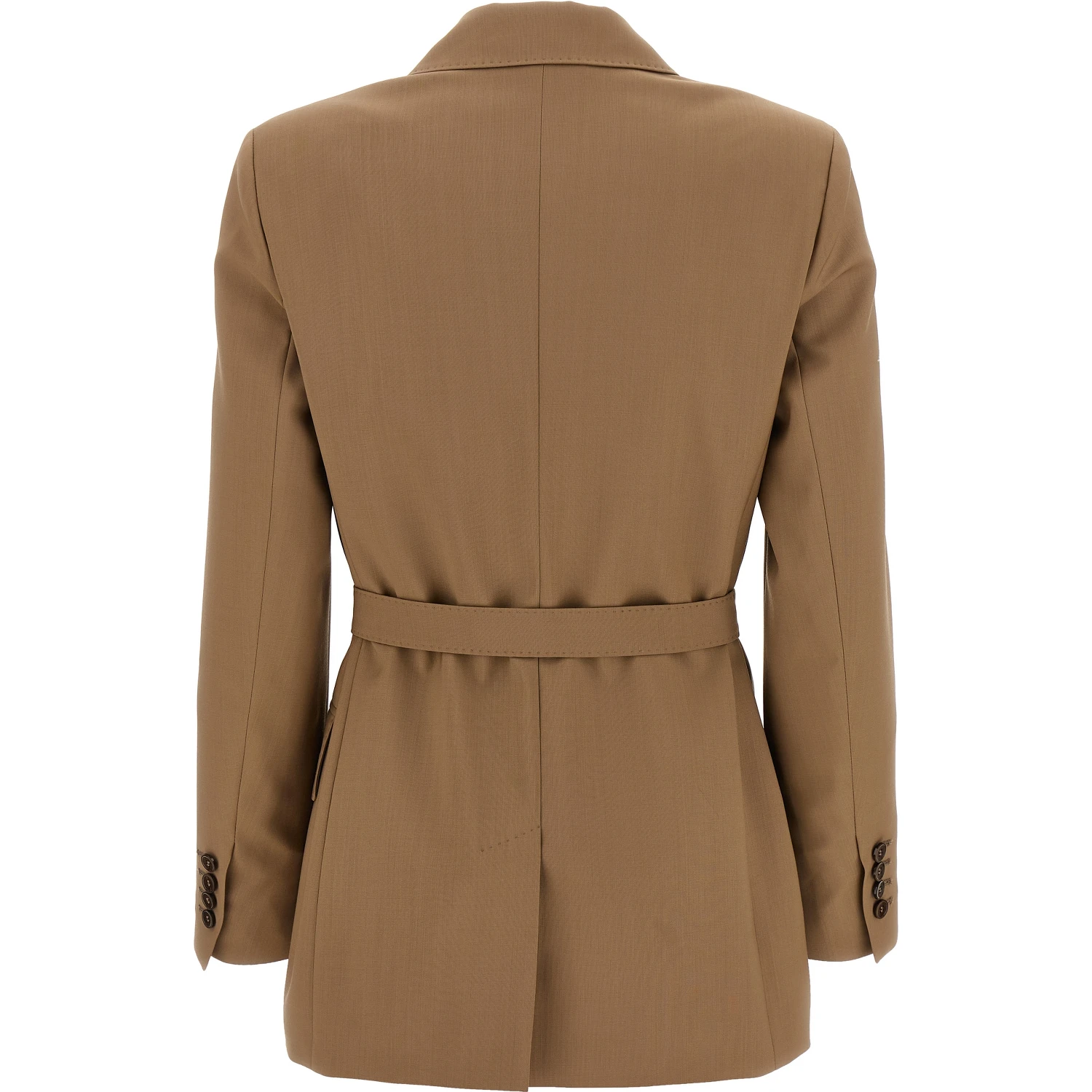 Brown Virgin Wool Blazer