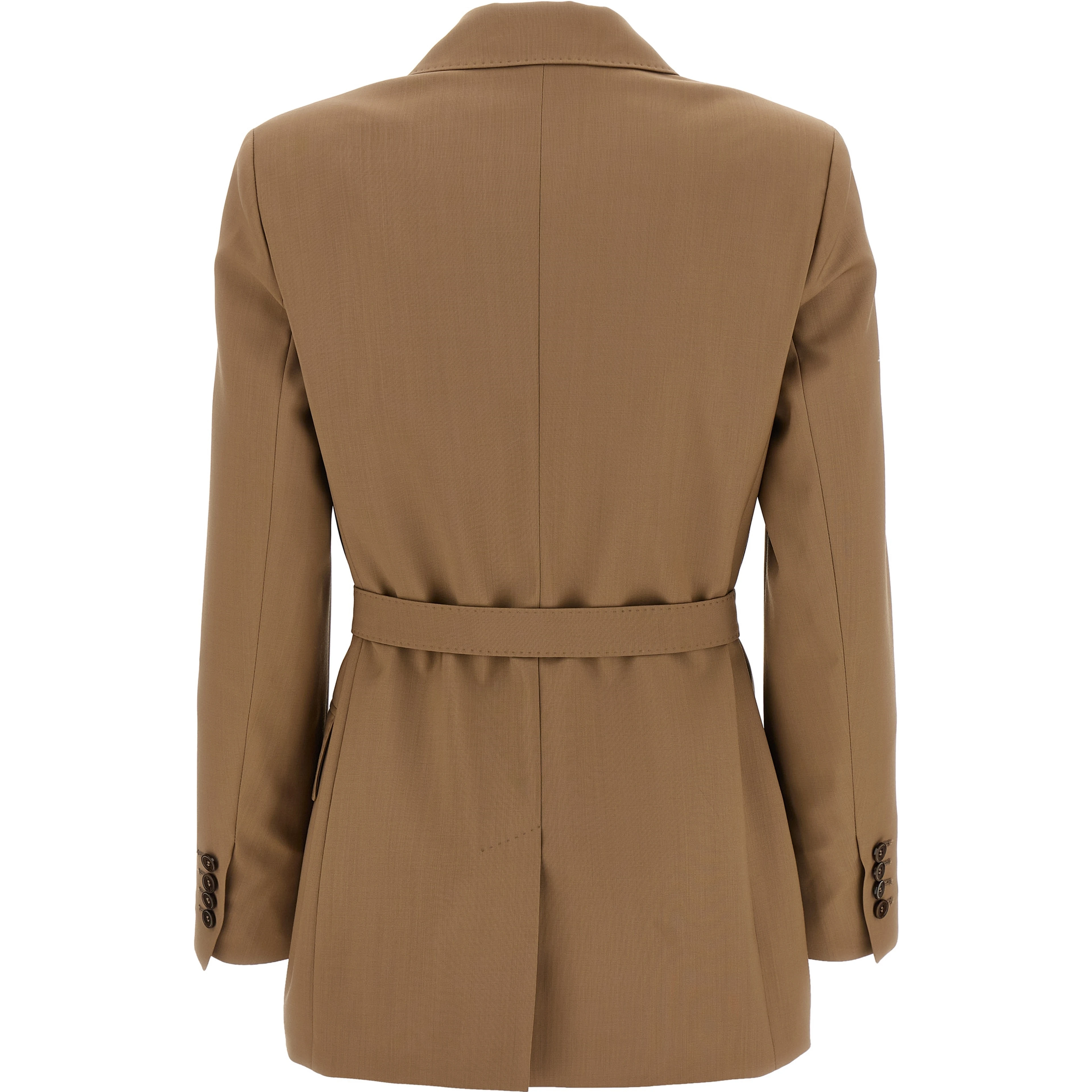 Brown Virgin Wool Blazer