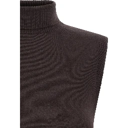 Brown Virgin Wool Cardigan