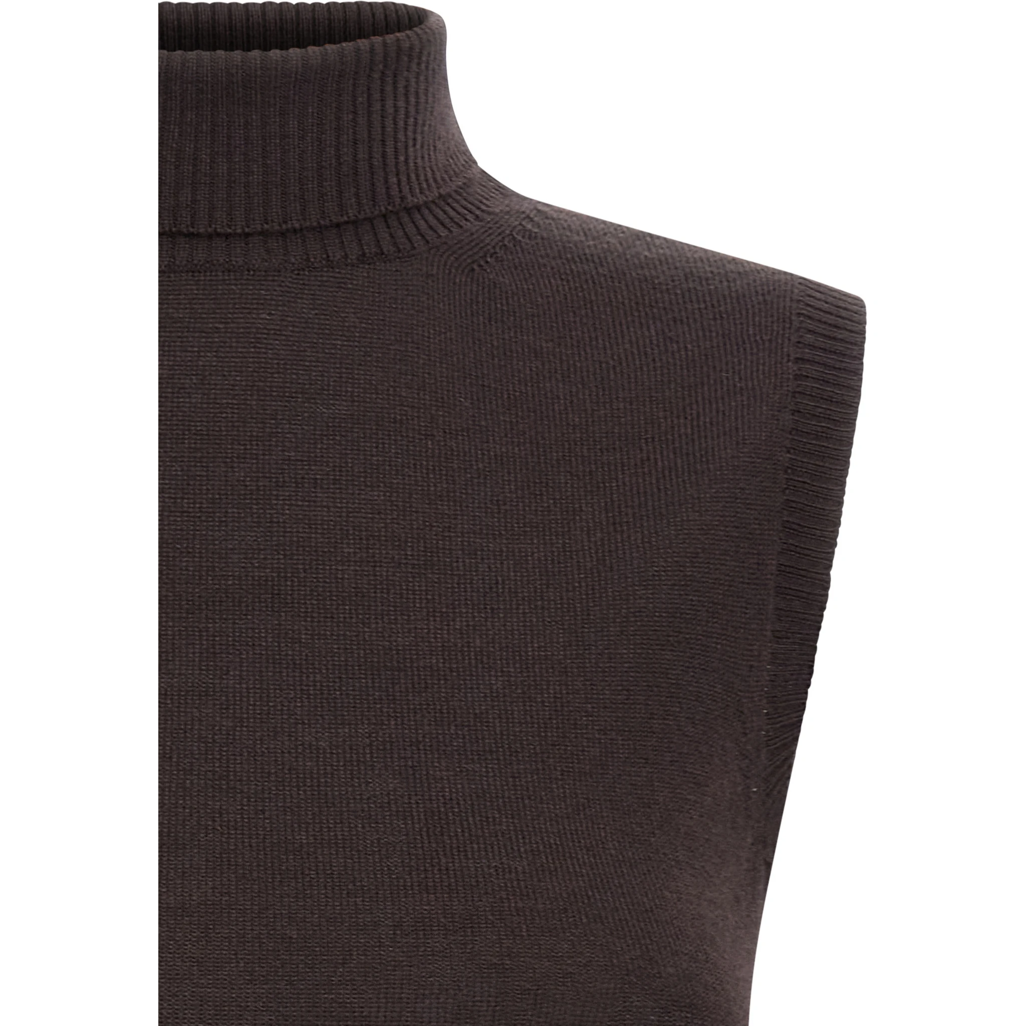 Brown Virgin Wool Cardigan