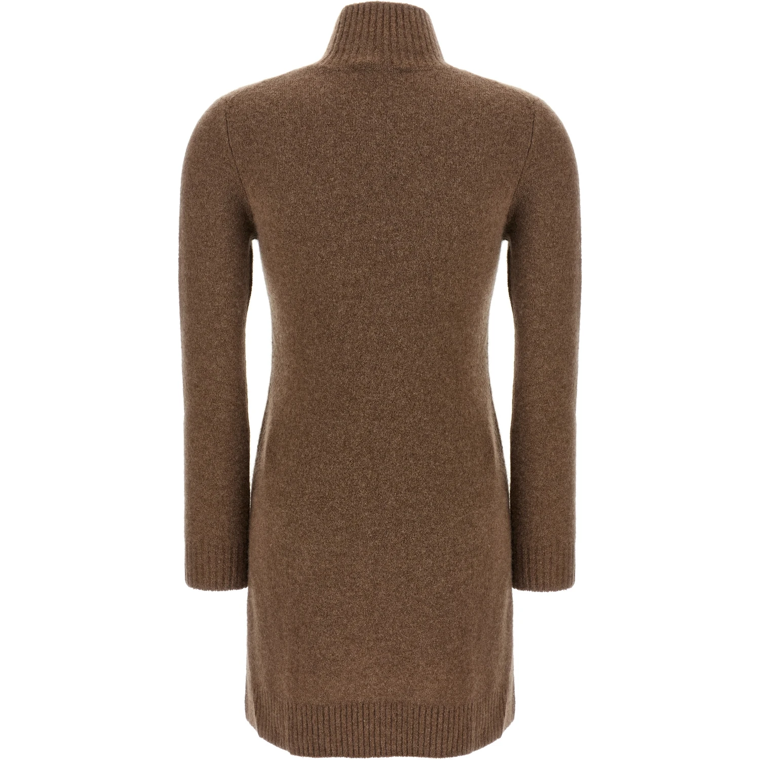 Gray Cashmere Short Dress