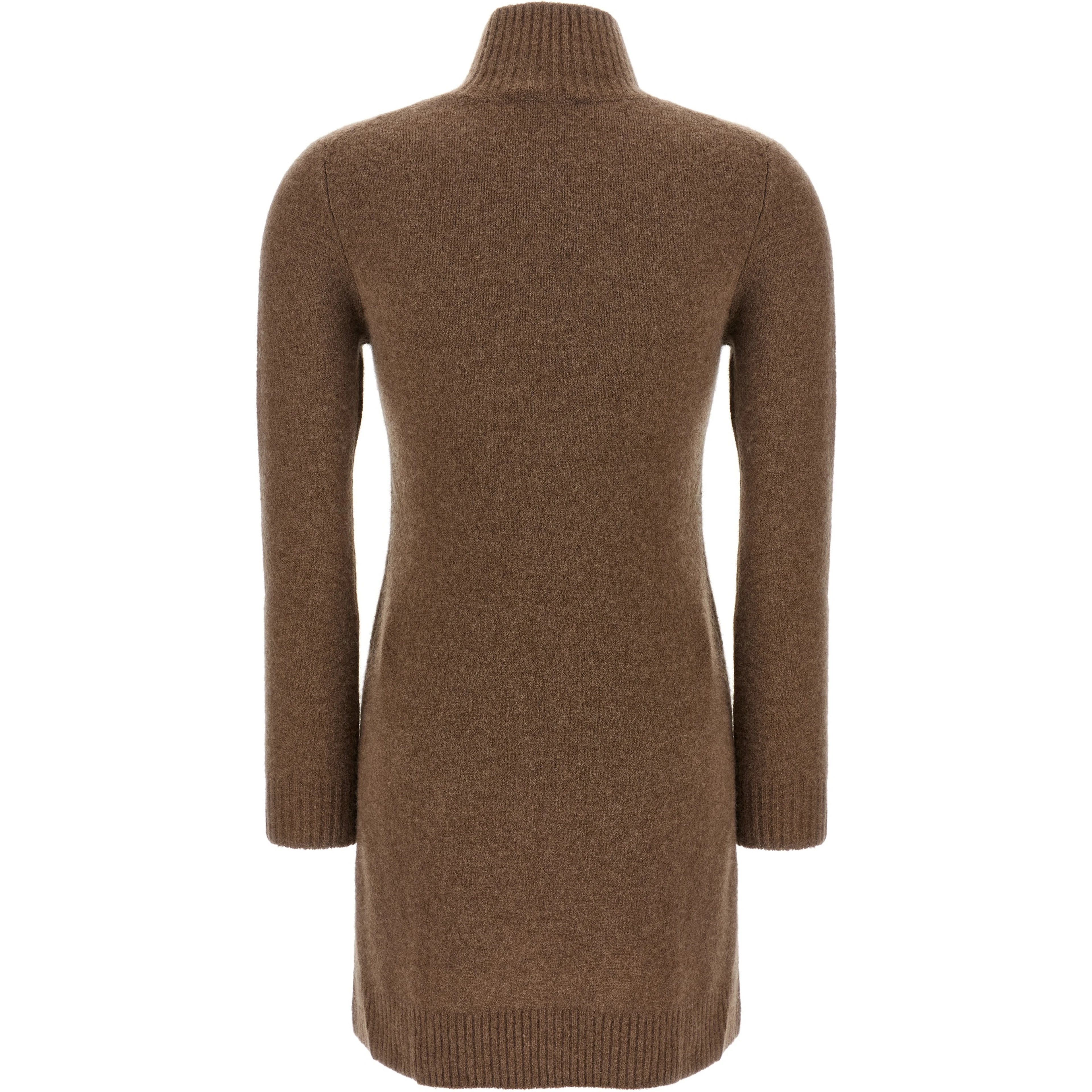 Gray Cashmere Short Dress