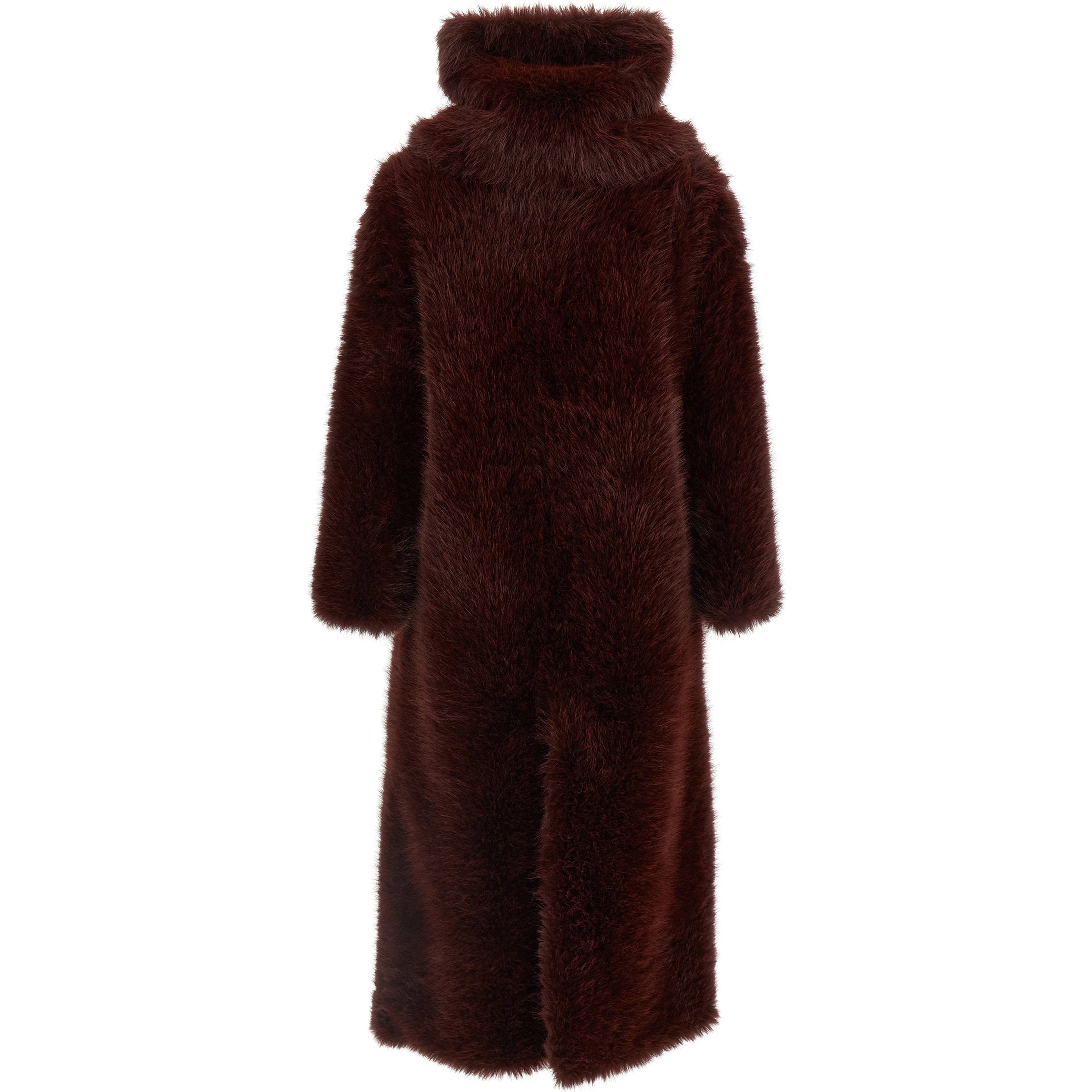 Bordeaux Polyester Coat