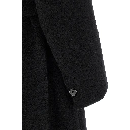Black Virgin Wool Coat
