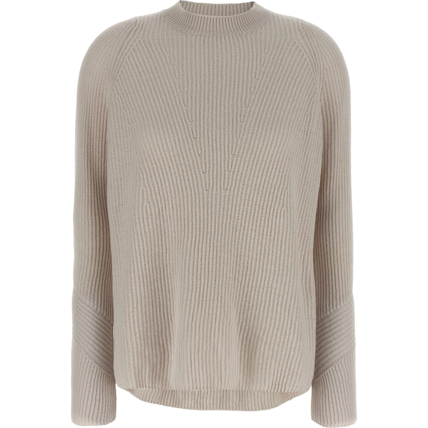 Beige Wool Cardigan