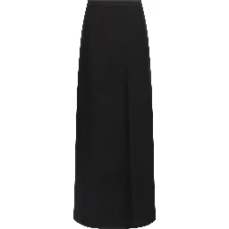 Black Viscose Mini Skirt