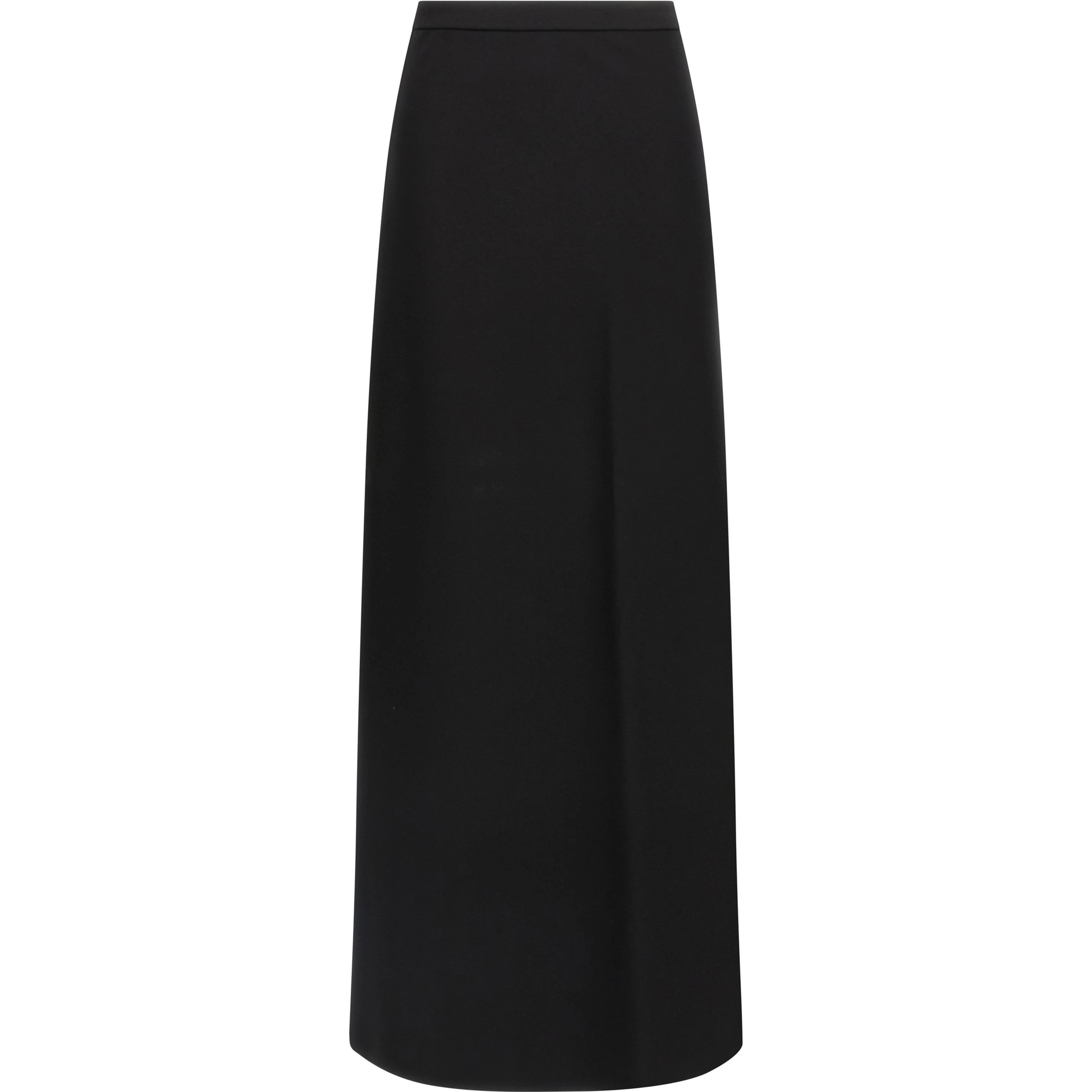 Black Viscose Mini Skirt