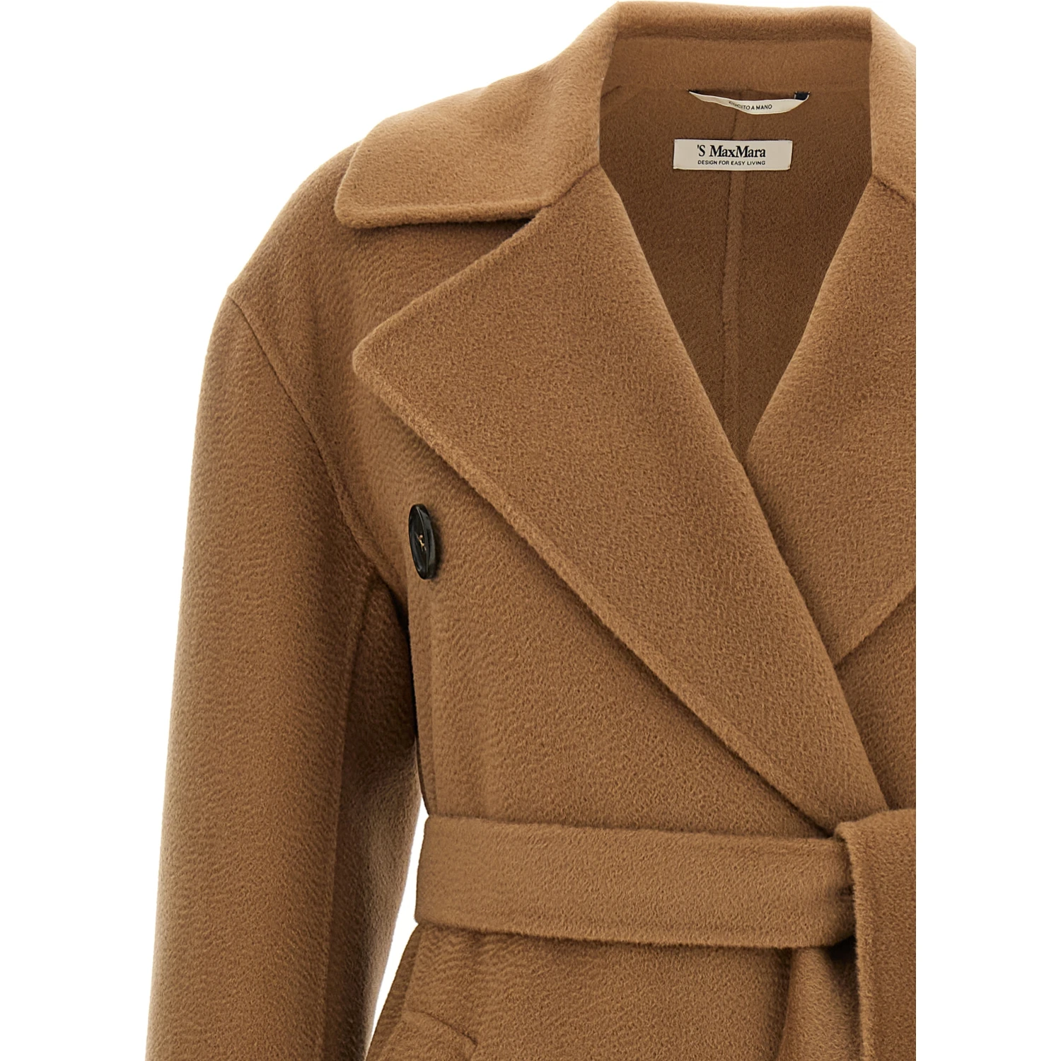 Brown Virgin Wool Coat