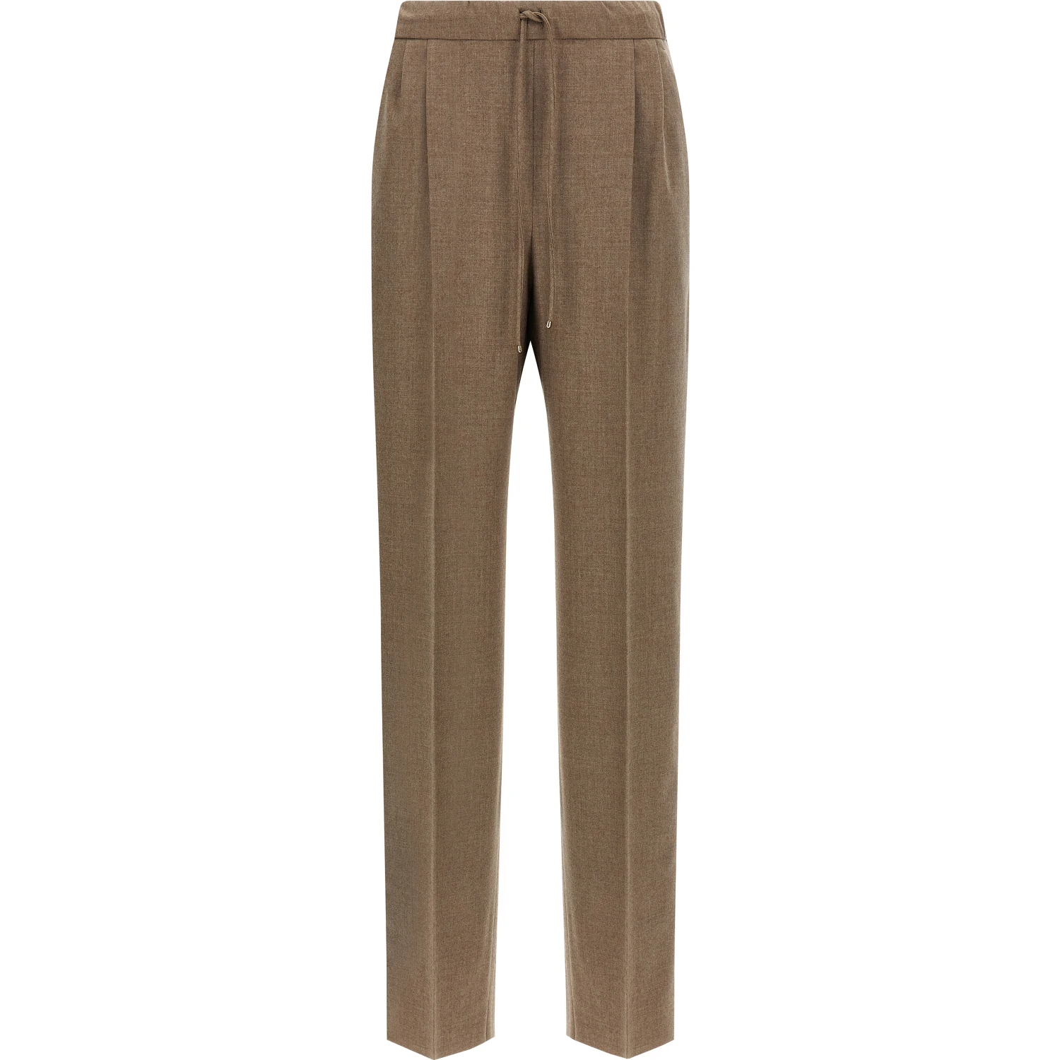 Gray Cashmere Casual Pants