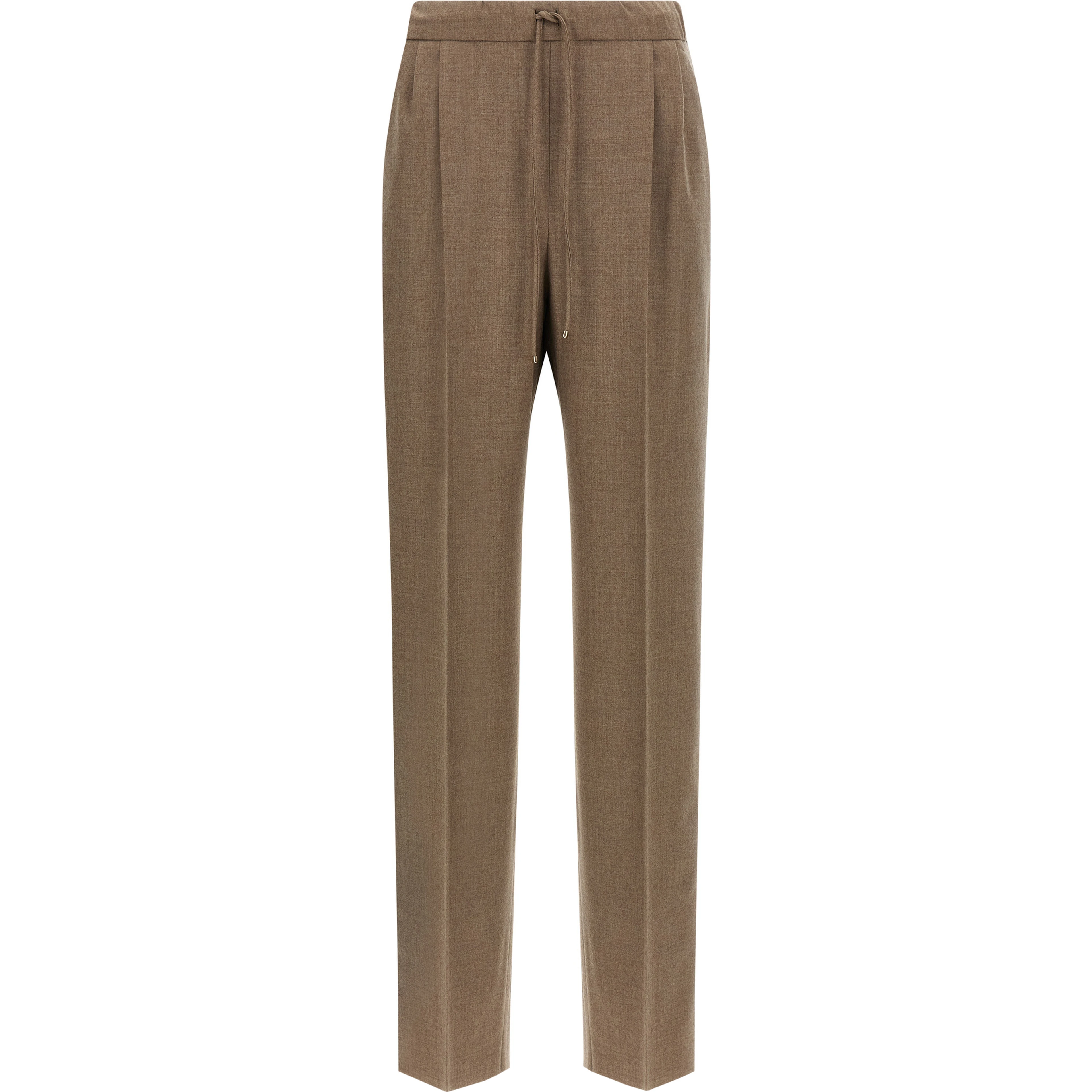 Gray Cashmere Casual Pants