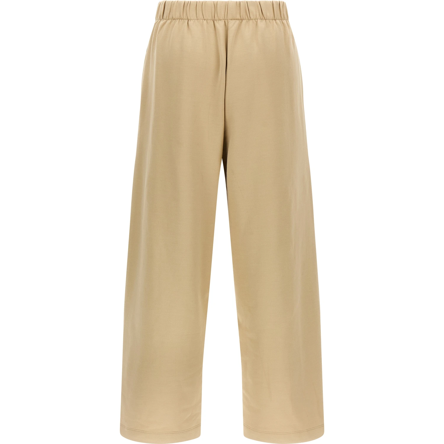 Brown Silk Casual Pants