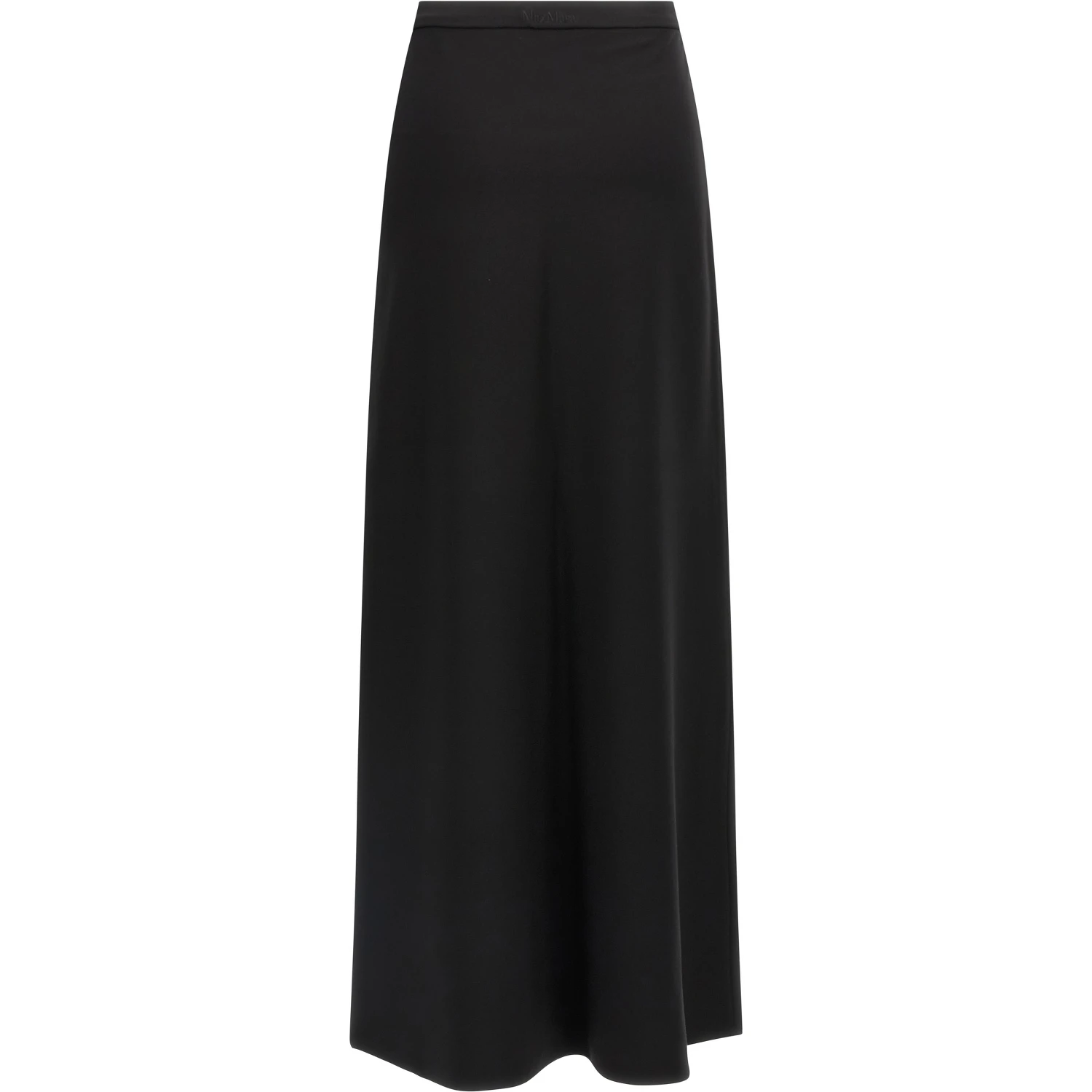 Black Viscose Mini Skirt