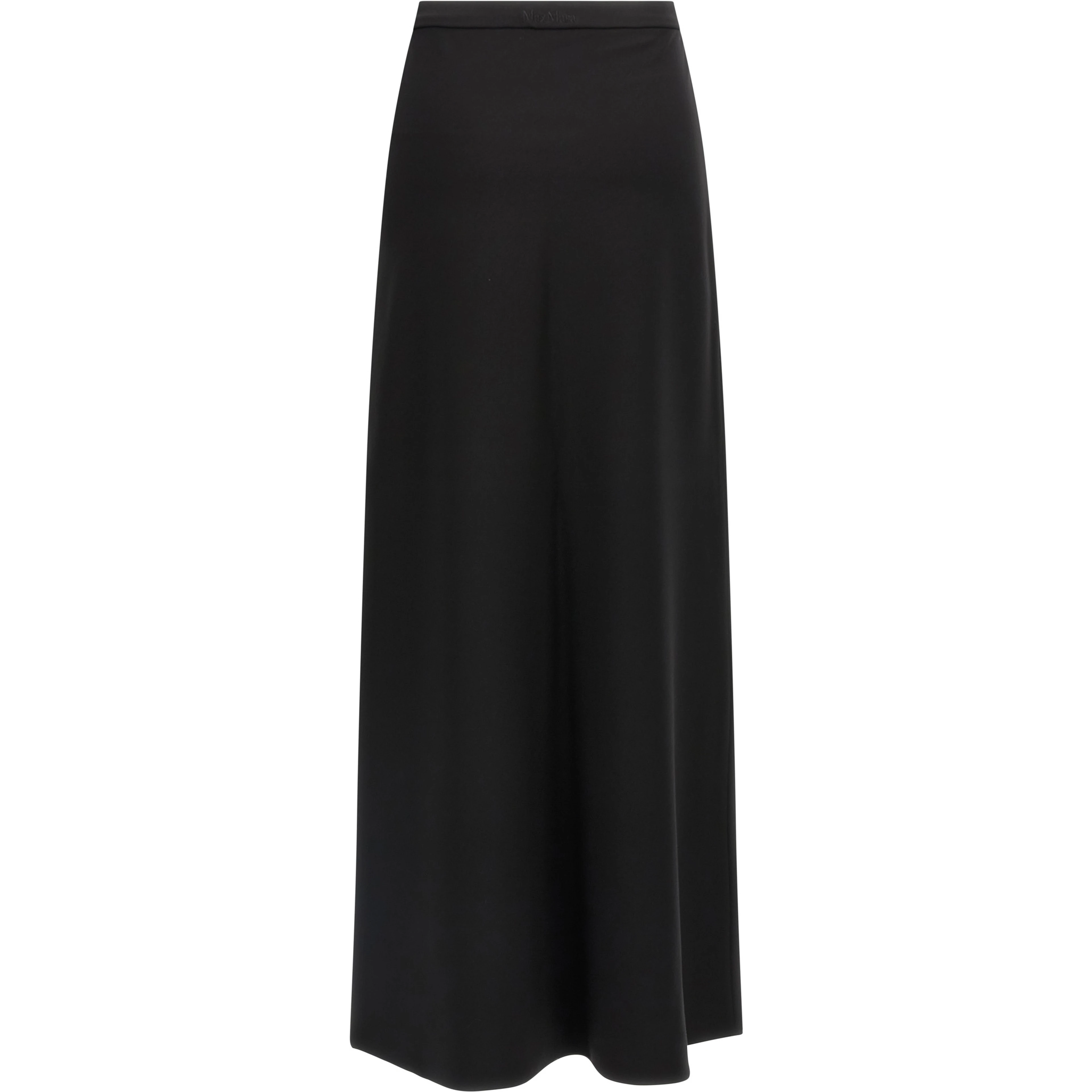 Black Viscose Mini Skirt