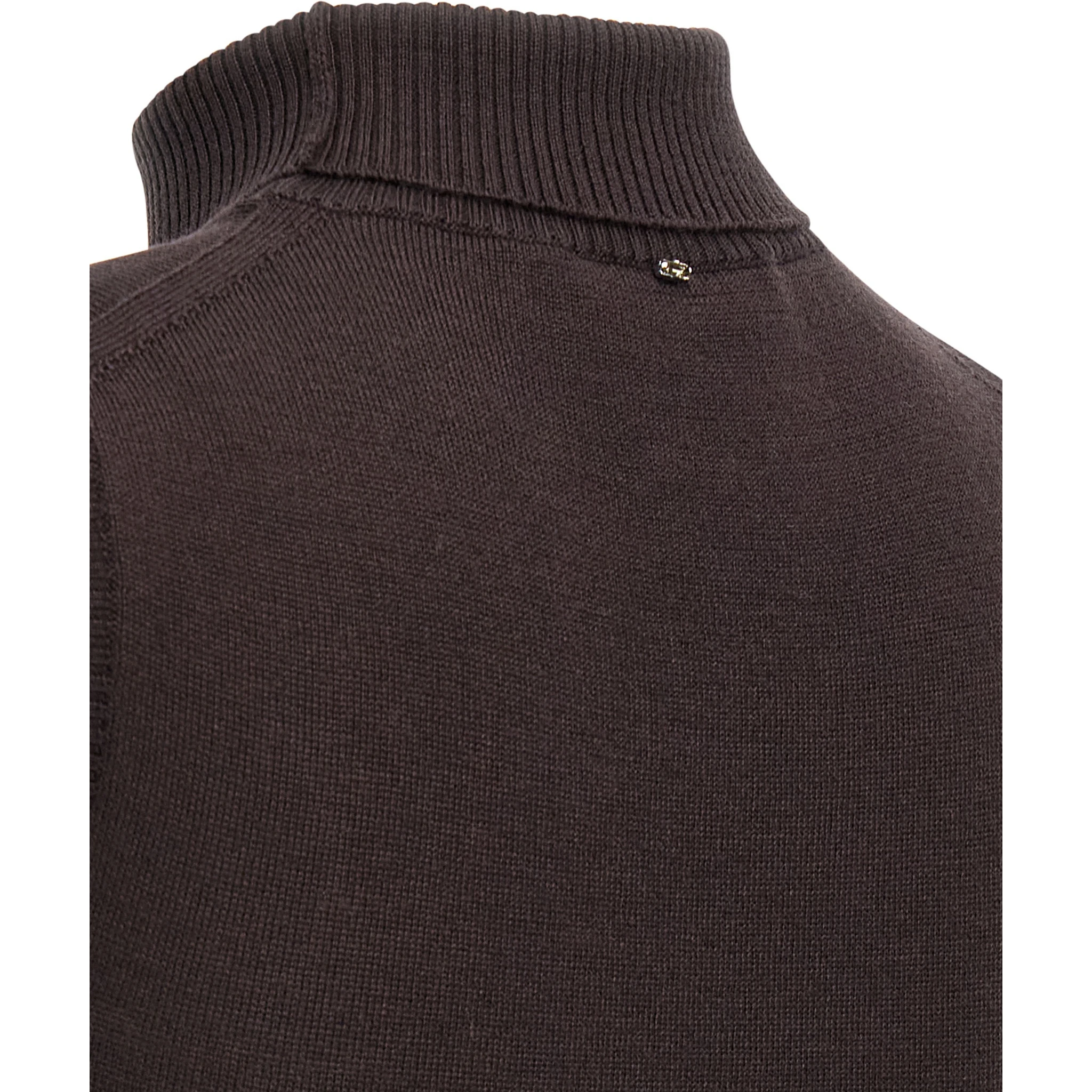 Brown Virgin Wool Cardigan