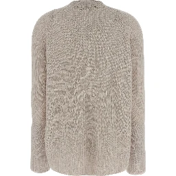 Beige Wool Cardigan