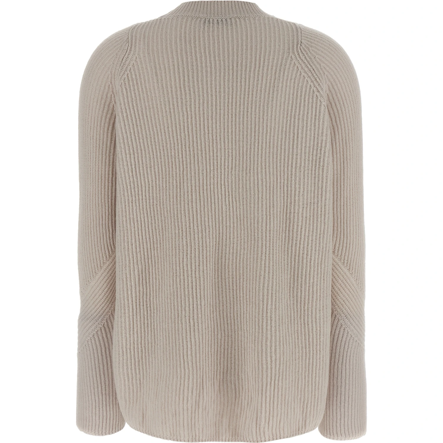 Beige Wool Cardigan