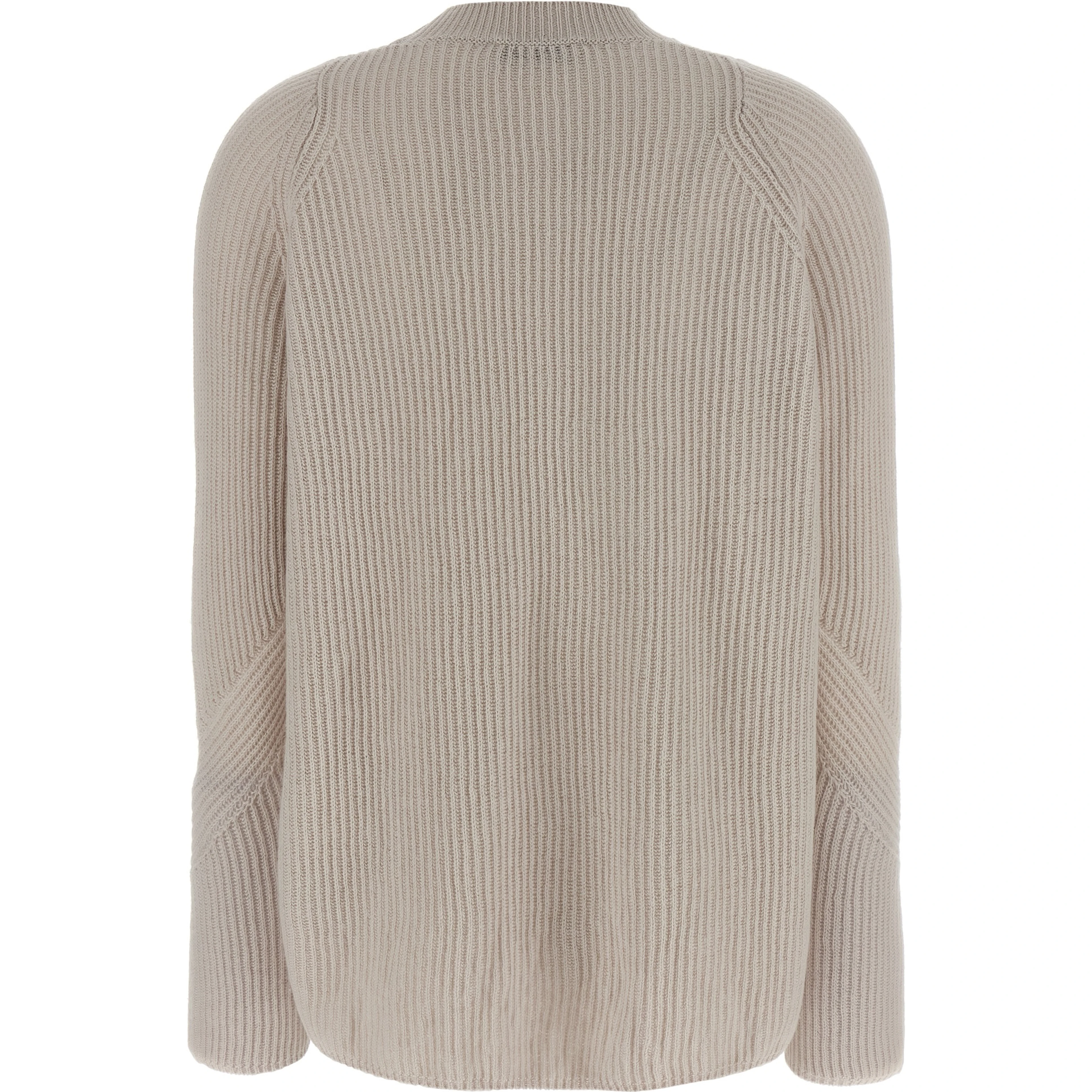 Beige Wool Cardigan