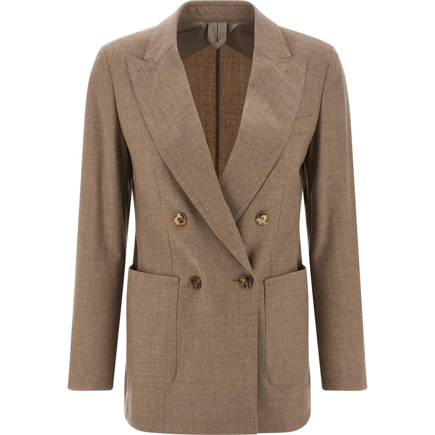 Beige Cashmere Blazer