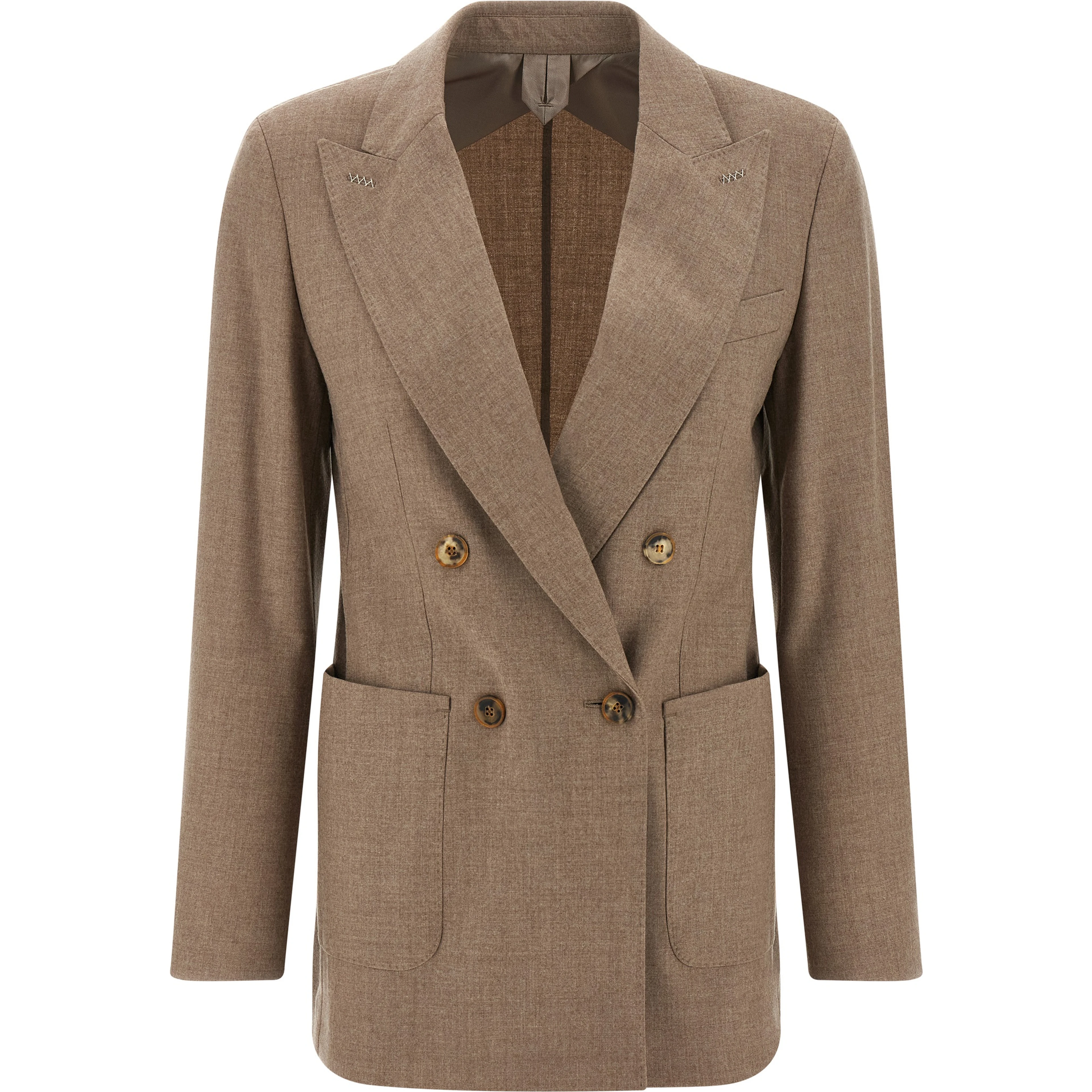 Beige Cashmere Blazer