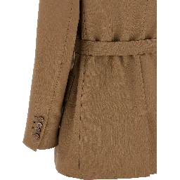 Brown Virgin Wool Blazer