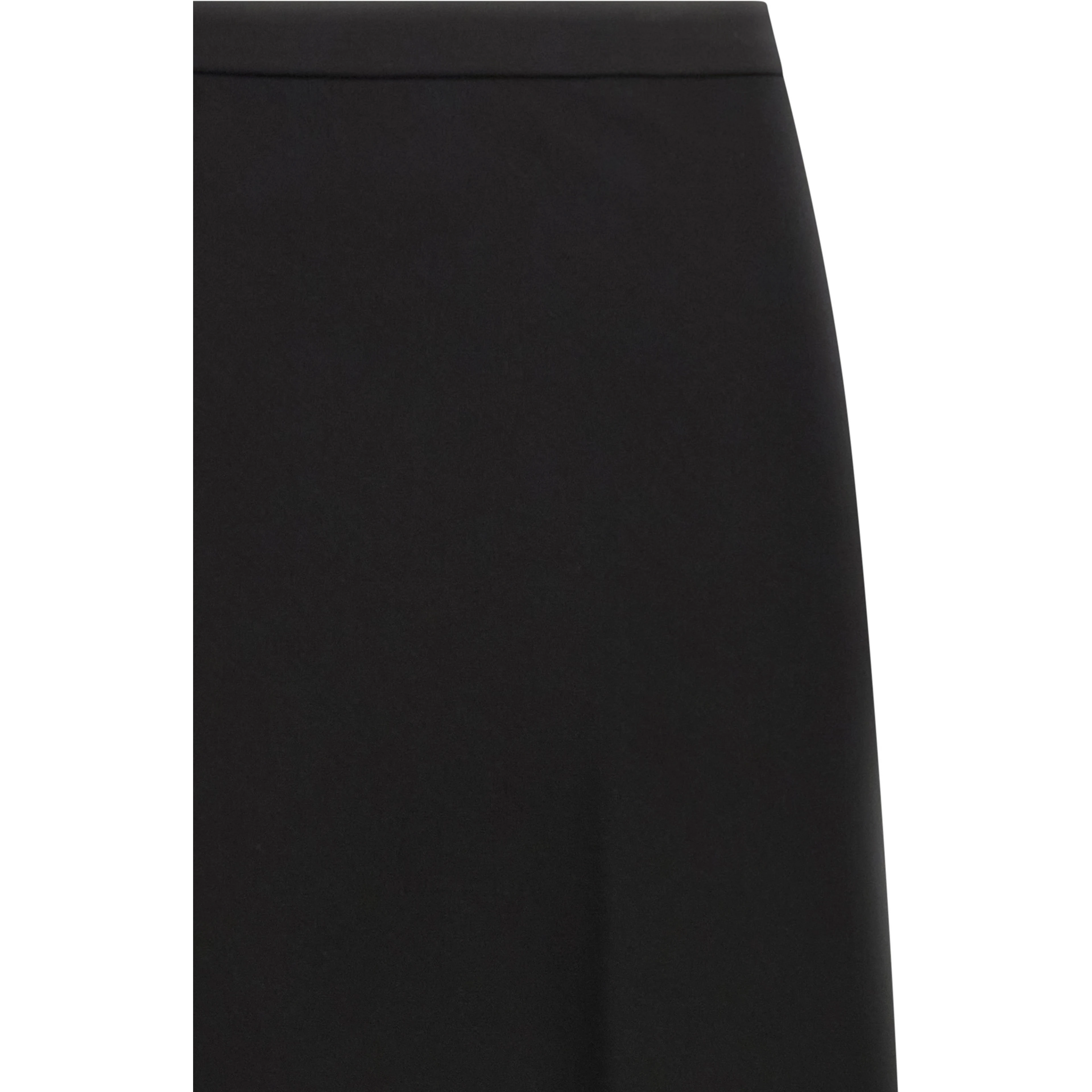 Black Viscose Mini Skirt