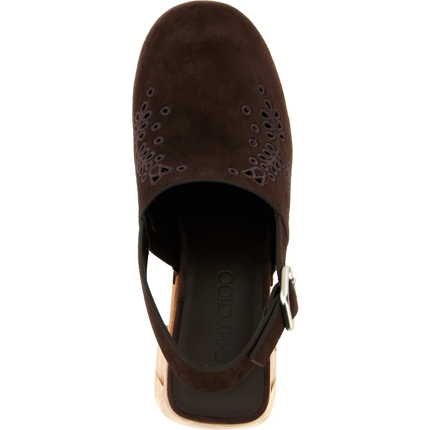 Brown Leather High Heel Pumps