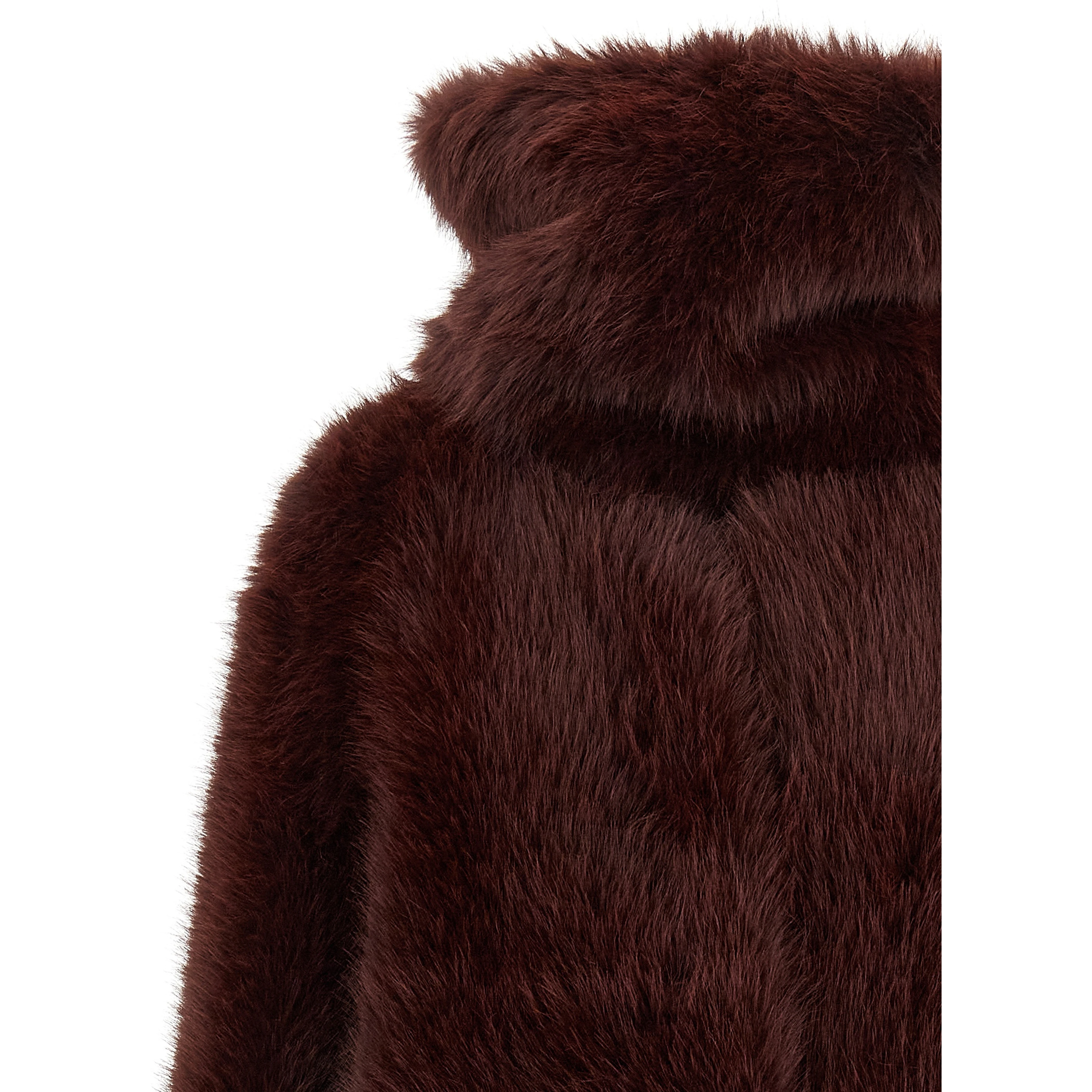 Bordeaux Polyester Coat