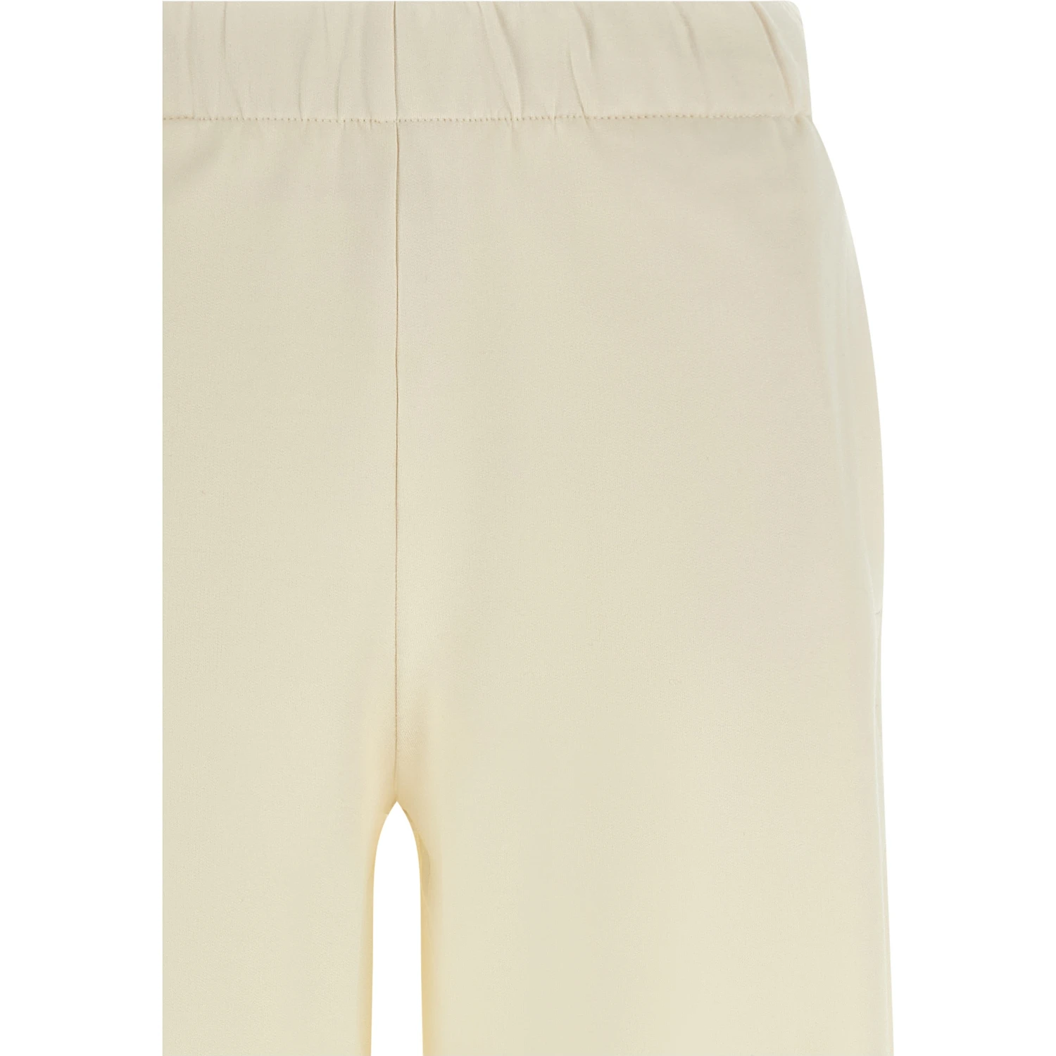 White Silk Casual Pants