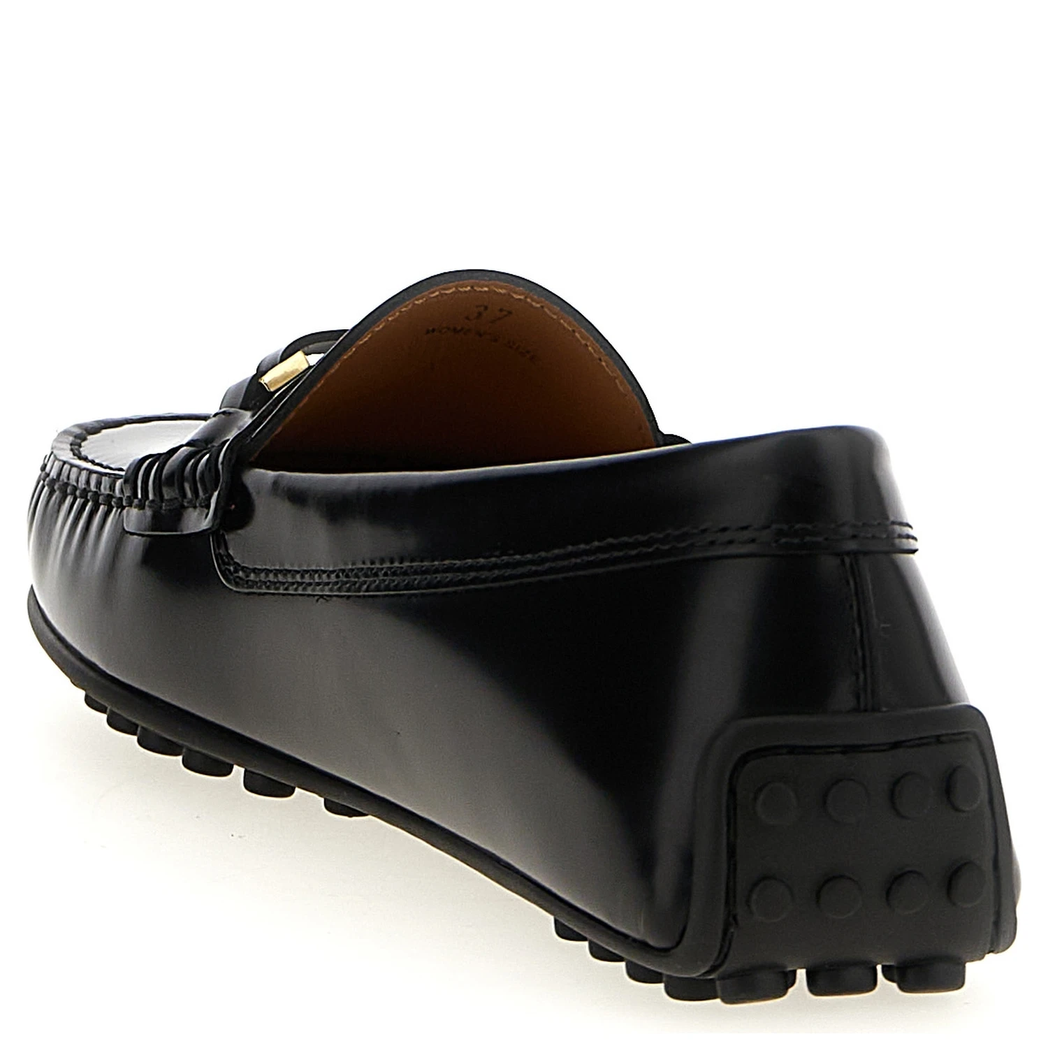 Black Calfskin Slip-On Loafers