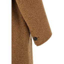 Brown Virgin Wool Coat