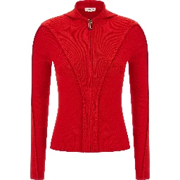 Multicolor Wool Cardigan