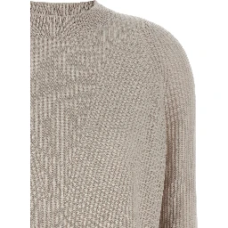 Beige Wool Cardigan