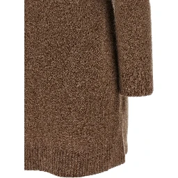 Gray Cashmere Short Dress