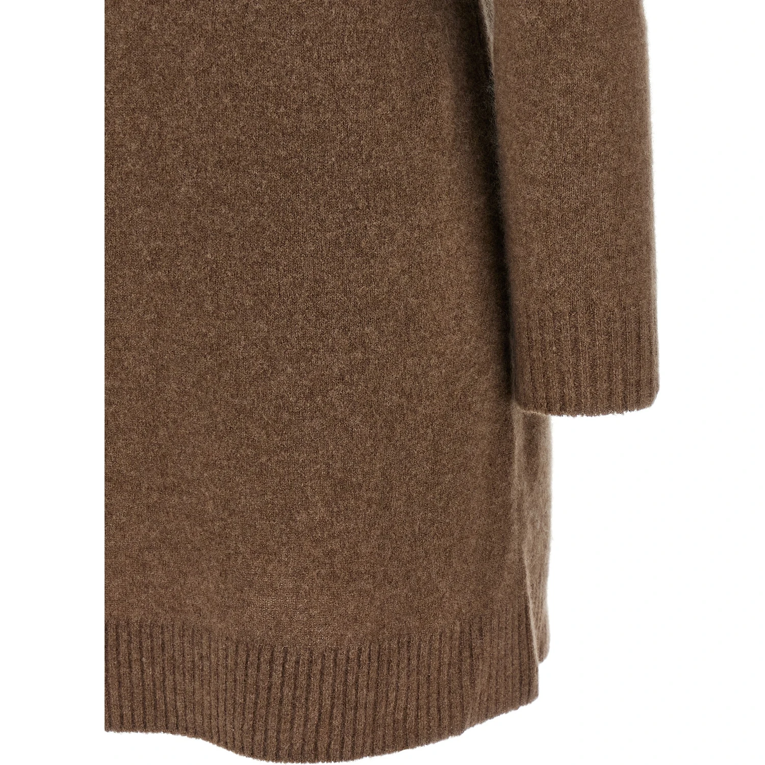 Gray Cashmere Short Dress