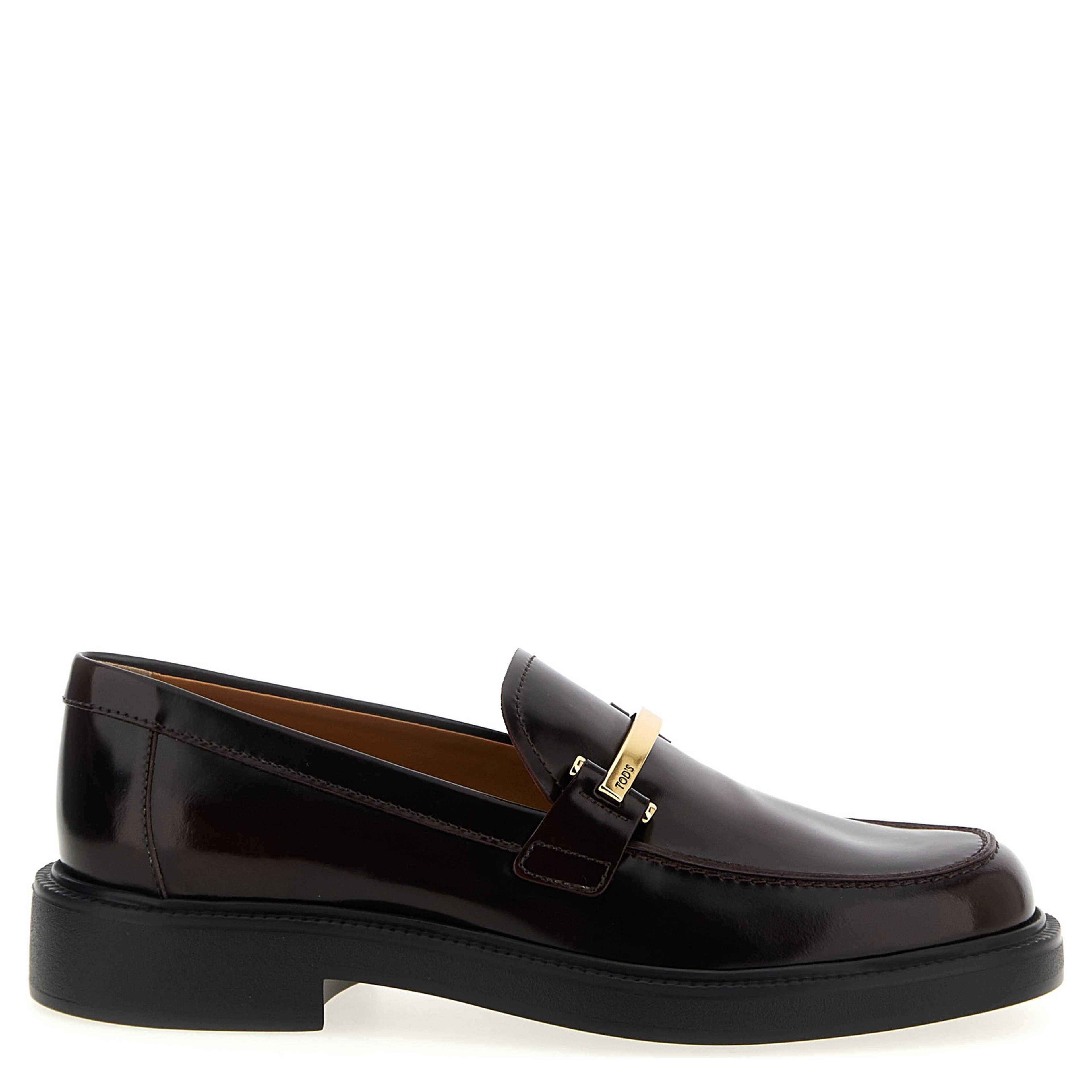 Bordeaux Calfskin Slip-On Loafers