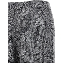 Gray Wool Casual Pants