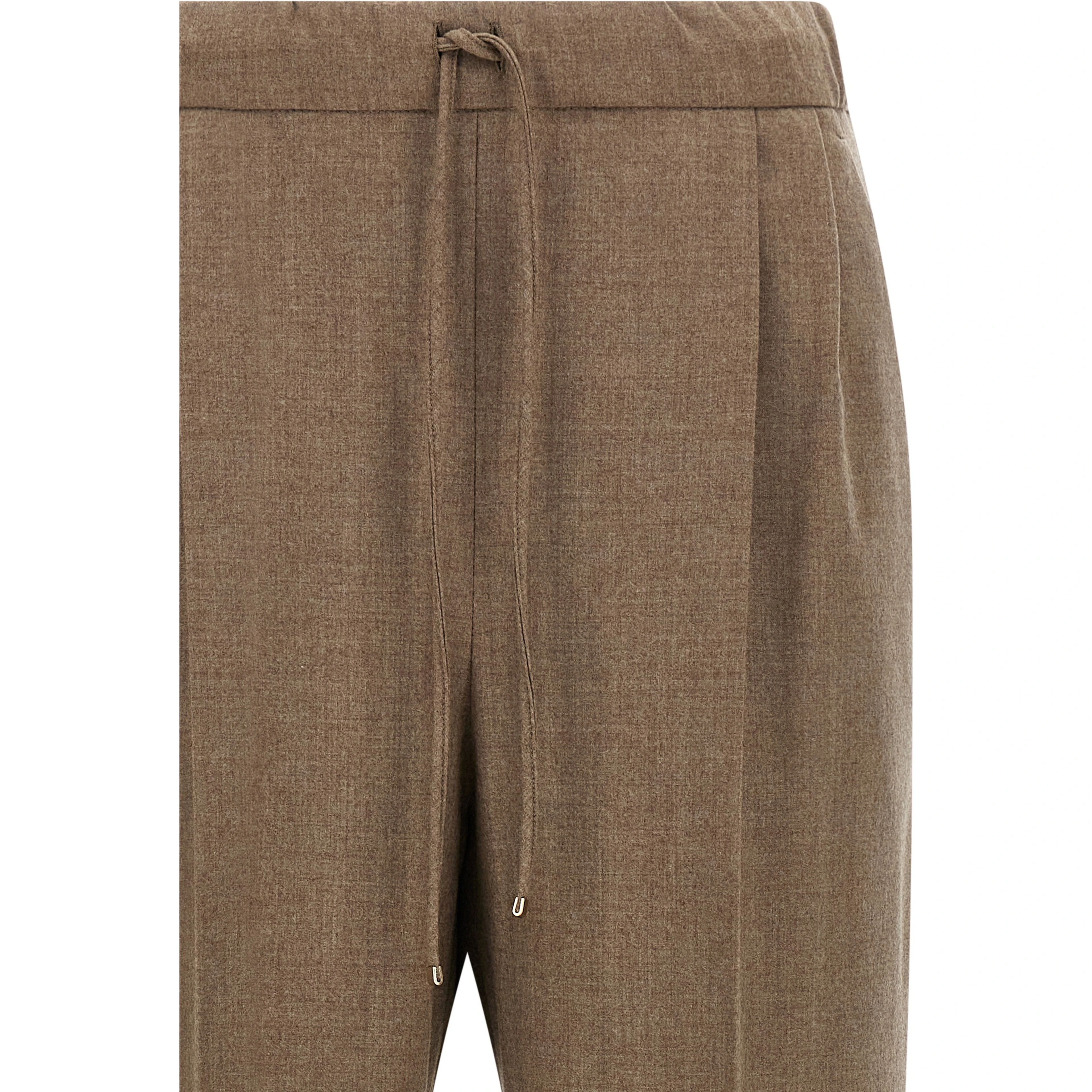 Gray Cashmere Casual Pants