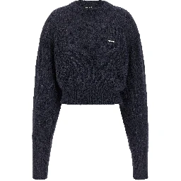 Blue Wool Cardigan