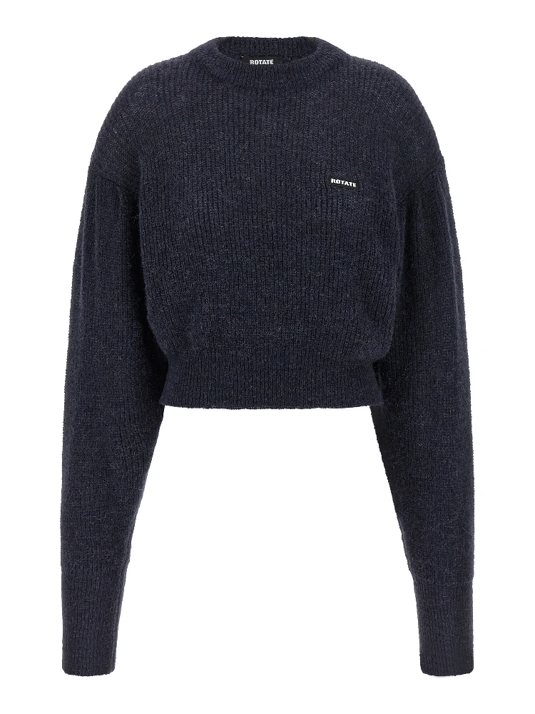 Blue Wool Cardigan