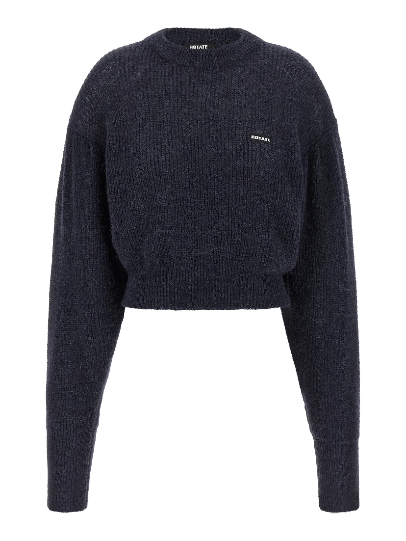 Blue Wool Cardigan