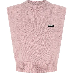 Multicolor Wool Sleeveless Jacket