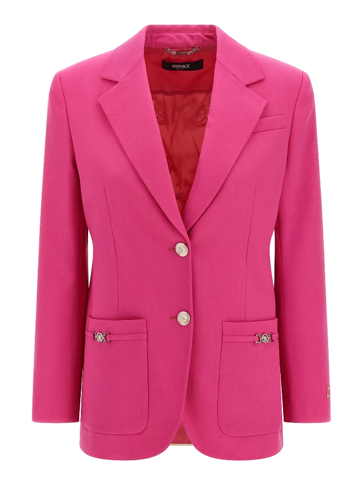 Fuchsia Virgin Wool Blazer