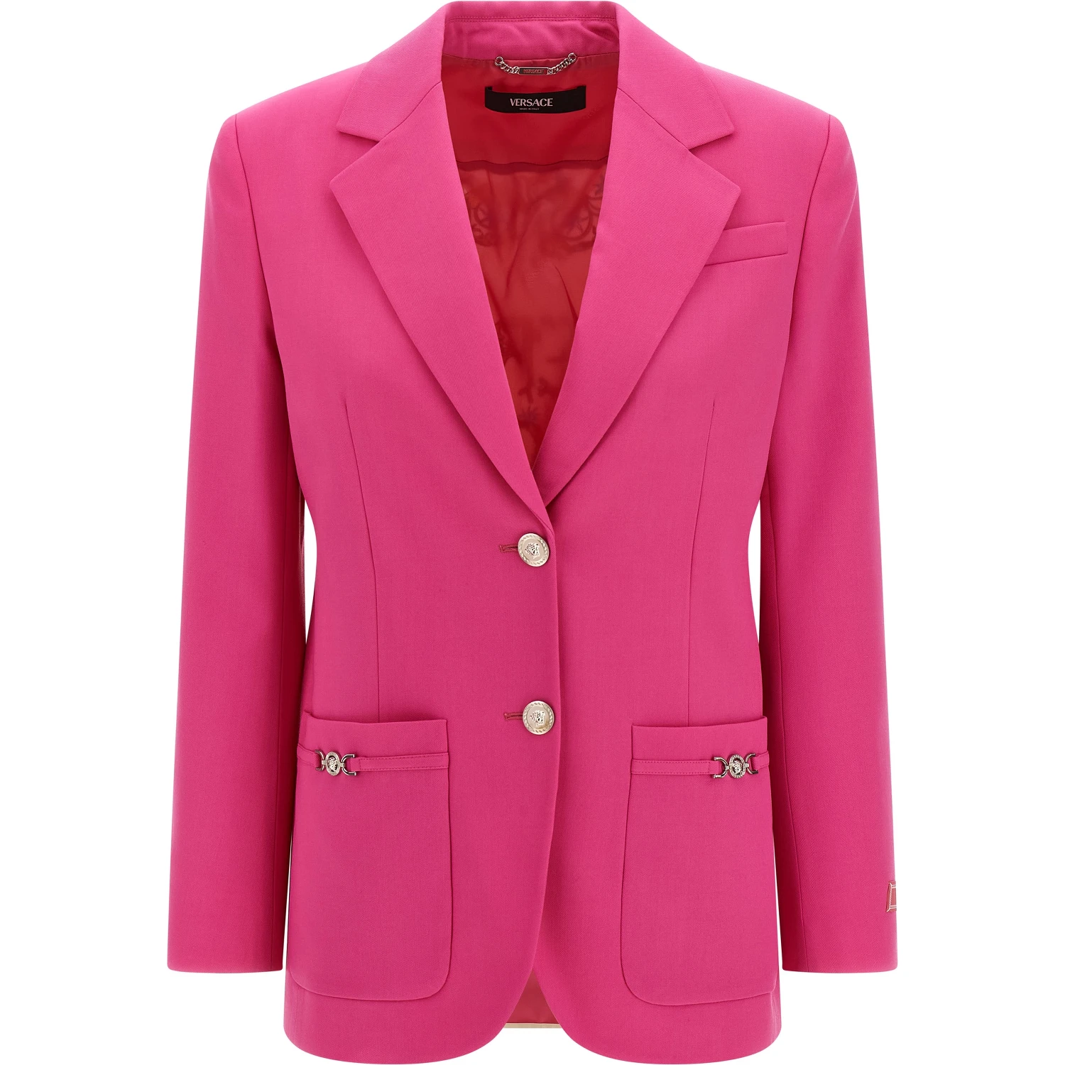 Fuchsia Virgin Wool Blazer