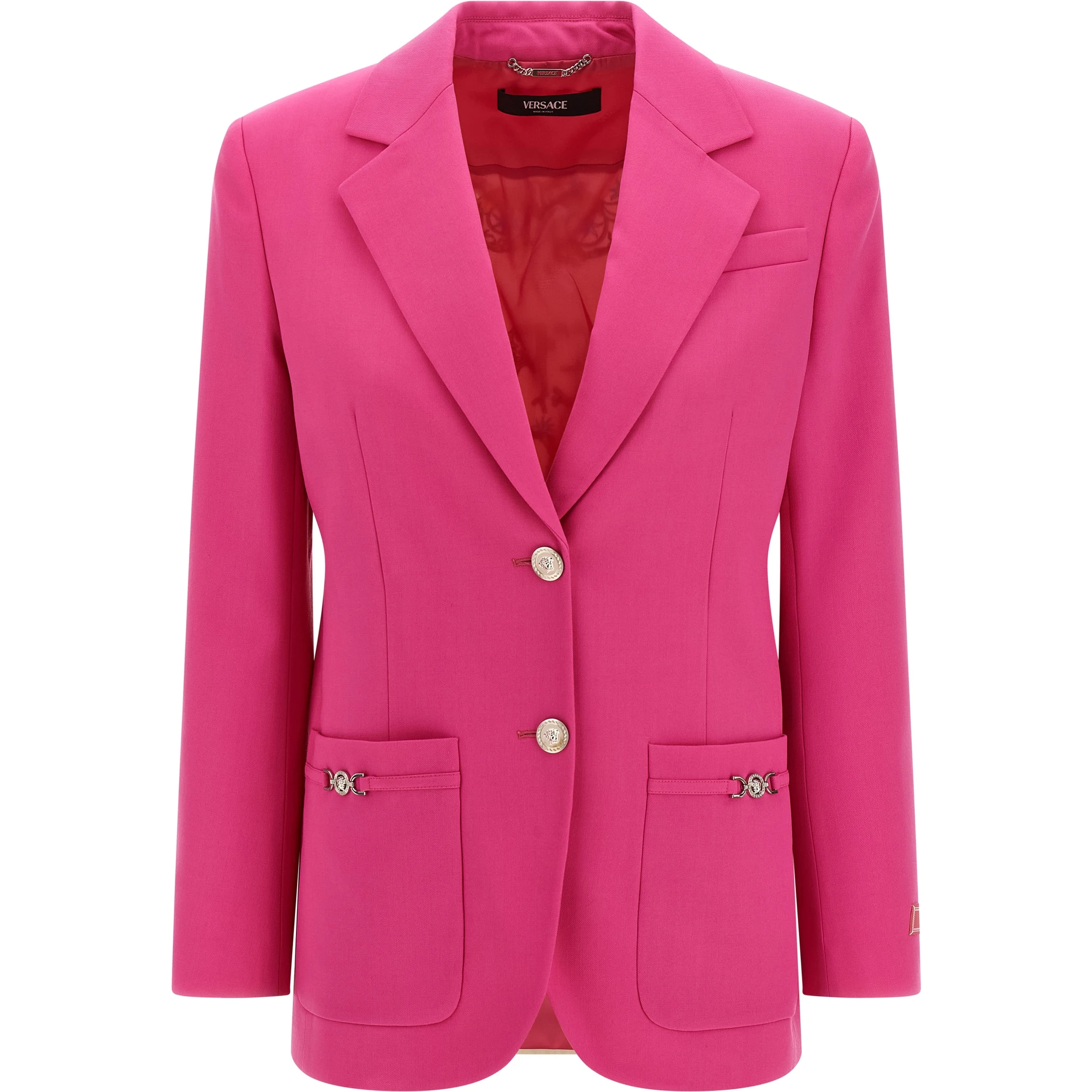 Fuchsia Virgin Wool Blazer