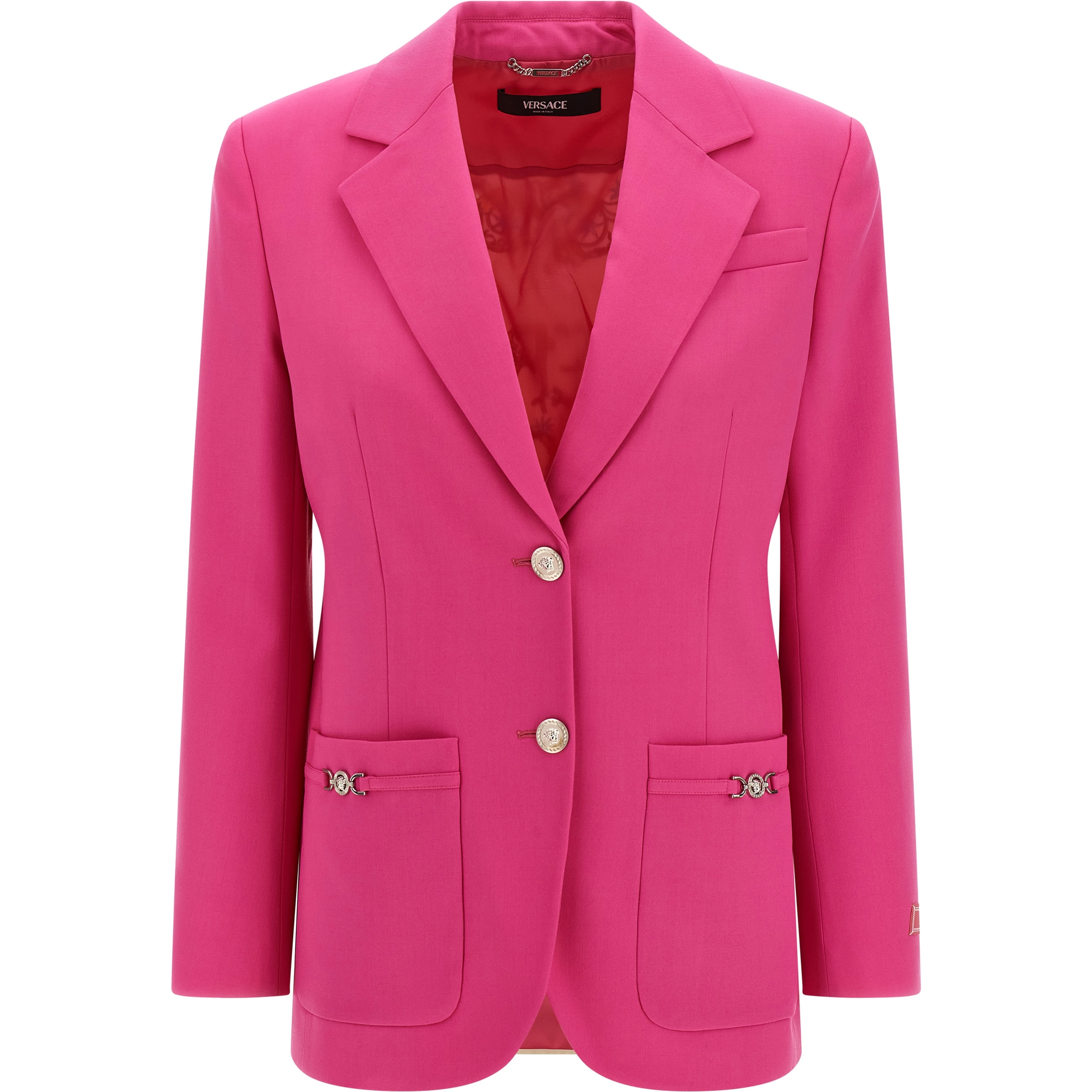 Fuchsia Virgin Wool Blazer