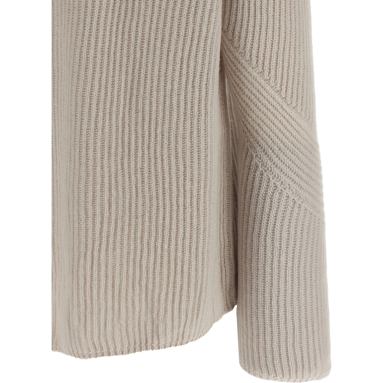 Beige Wool Cardigan