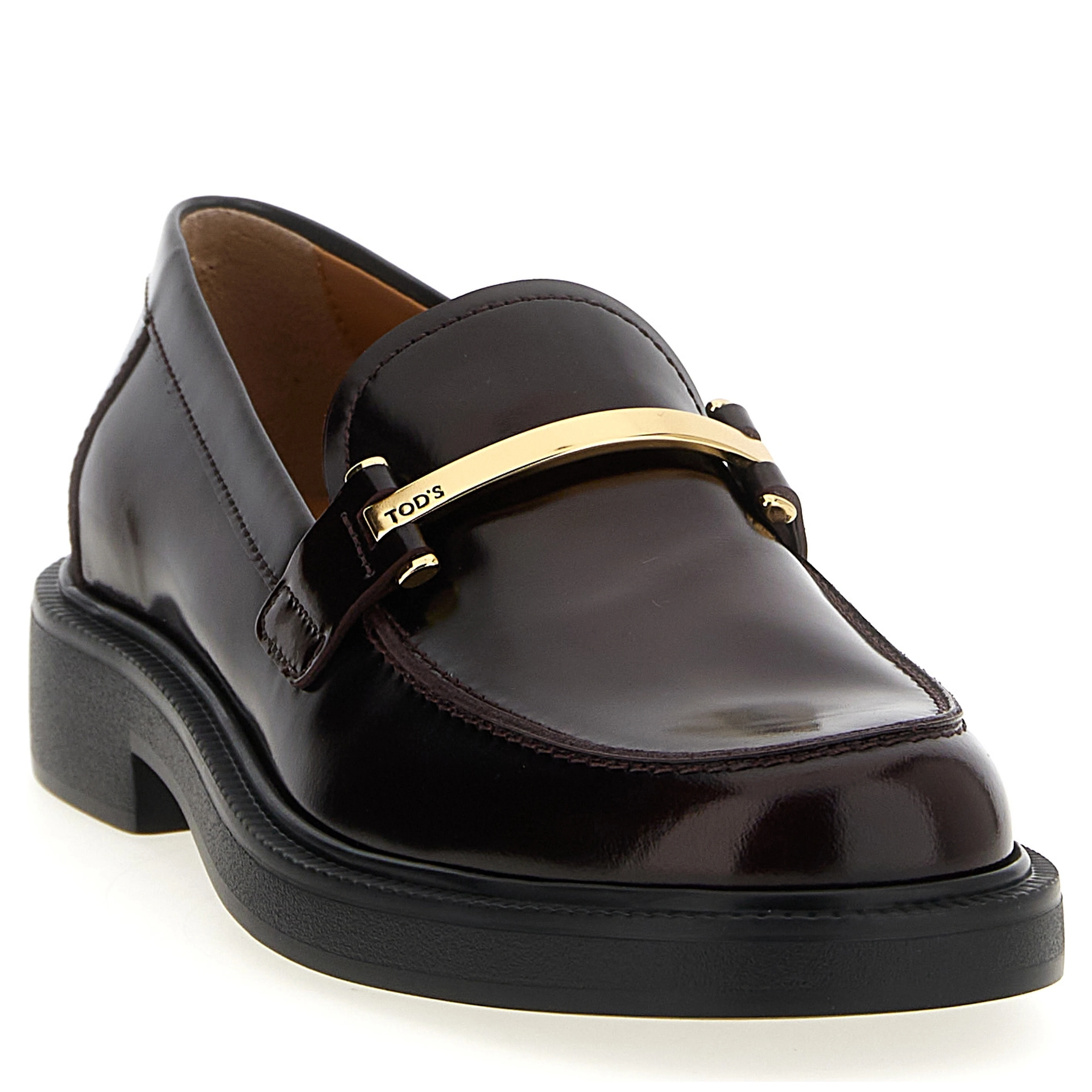 Bordeaux Calfskin Slip-On Loafers