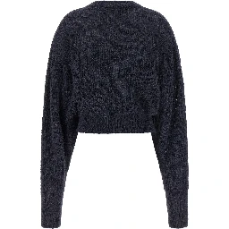 Blue Wool Cardigan